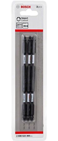Bosch Impact Ctrl T20 Bits Uç 3'lü 150 mm 2608522360